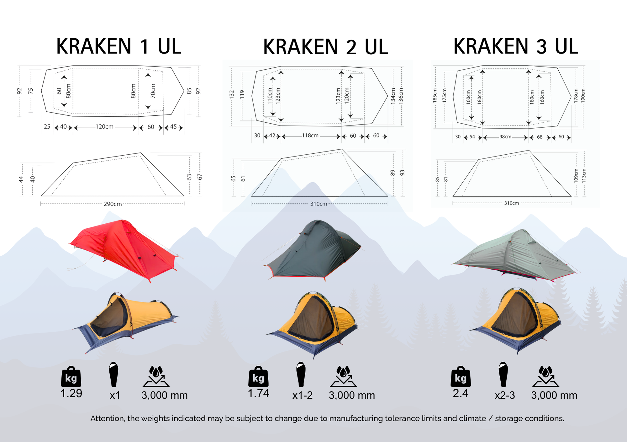 Kraken 1 Solo Tent- Ultralight