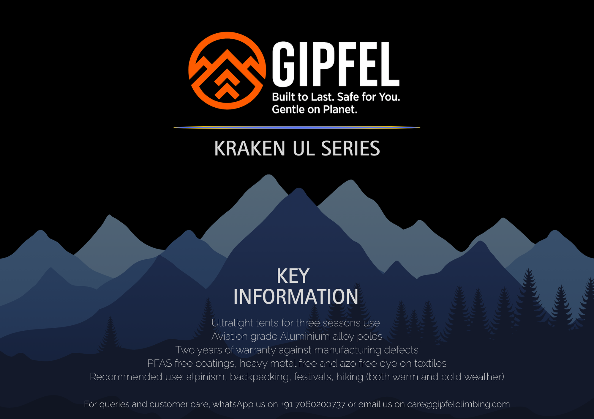 Kraken 1 Solo Tent- Ultralight