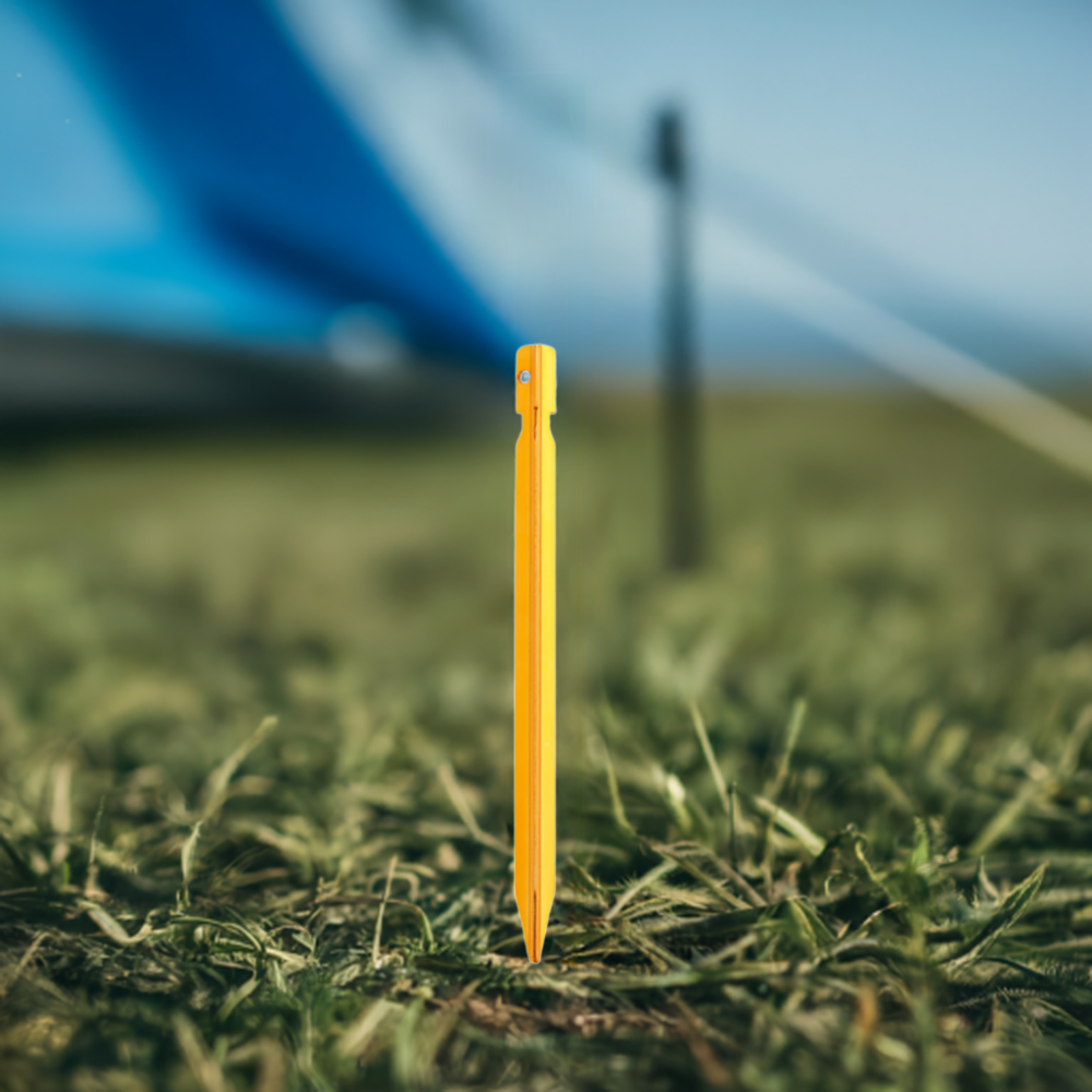 ALUMINIUM RECTANGULAR TENT STAKES (PACK OF 6) - Image 3