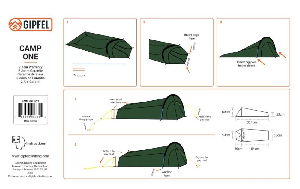 Camp One Bivy Tent - Image 10