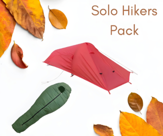 Solo Camping Pack 2 (Kraken 1 UL tent & Cora -1 deg sleeping Bag)